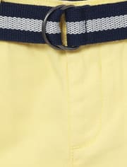Baby And Toddler Boys Belted Chino Shorts