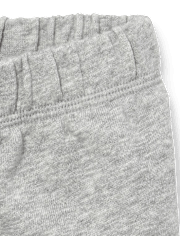 Pantalones cortos de rizo francés uniformes para bebés y niños pequeños