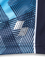 Shorts de baloncesto con rayas laterales Mix And Match para bebés y niños pequeños