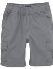 Pantalones cortos tipo cargo de uniforme para niños