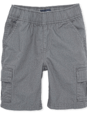 Boys Pull On Cargo Shorts - Slim