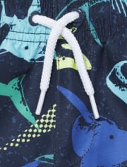 Bañador tipo tiburón para bebés y niños pequeños