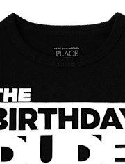 Baby And Toddler Boys Matching Family Birthday Graphic Tee