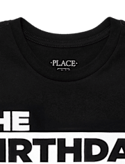 Camiseta con estampado de cumpleaños para niños