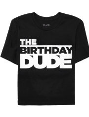 Camiseta con estampado de cumpleaños para niños