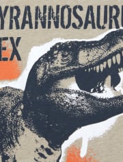 Camiseta con gráfico T Rex para niños