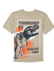 Camiseta con gráfico T Rex para niños