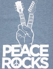 Camiseta con gráfico de paz para niños