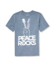 Camiseta con gráfico de paz para niños