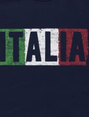 Camiseta gráfica Italia para niños