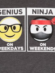 Boys Genius Ninja Graphic Tee