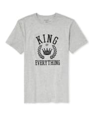 Mens Matching Family King Graphic Tee