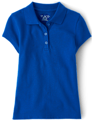 Girls Uniform Pique Polo - Plus