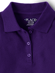 Girls Uniform Pique Polo - Plus