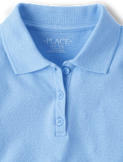 Girls Uniform Pique Polo - Plus