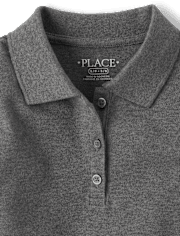 Girls Uniform Pique Polo - Plus