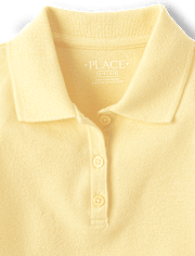 Girls Uniform Pique Polo - Plus