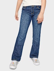 Girls Bootcut Jeans - Plus