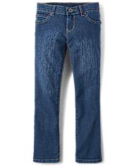 Jean bootcut basique pour fille