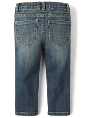 Baby And Toddler Boys Basic Stretch Straight Jeans
