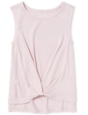 Girls Twist Front Tank Top