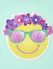 Haut à paillettes pour fille