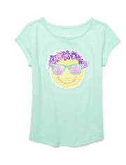 Haut à paillettes pour fille