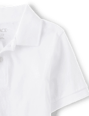 Polo en jersey doux d'uniforme pour garçon