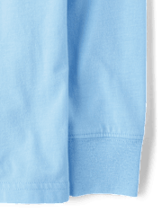 Polo de jersey suave de manga larga uniforme para niños