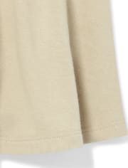 Falda pantalón de felpa francesa activa de uniforme para niñas