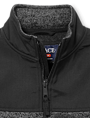 Veste de randonnée en molleton uniforme pour garçon