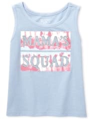 Camiseta sin mangas con purpurina Mix and Match para bebés y niñas pequeñas