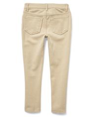 Girls Uniform Ponte Knit Pull On Jeggings - Plus