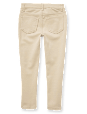Jeggings en maille ponte à enfiler pour uniformes de filles - Grandes tailles