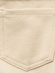 Jeggings en maille ponte à enfiler pour uniformes de filles - Grandes tailles