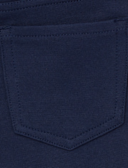 Girls Uniform Ponte Knit Pull On Jeggings - Plus