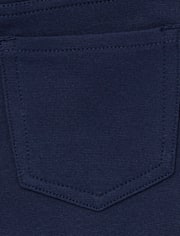 Girls Uniform Ponte Knit Pull On Jeggings - Plus