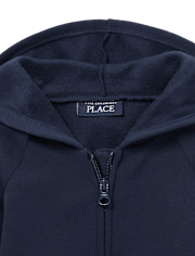 Toddler Girls Fleece Zip Up Hoodie
