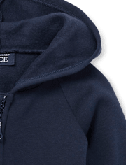 Toddler Girls Fleece Zip Up Hoodie