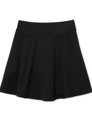 Girls Uniform Ponte Knit Skort