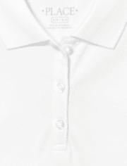 Polo de piqué de uniforme para niña, paquete de 5