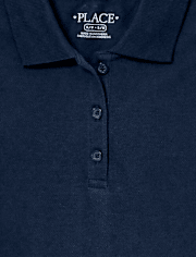 Polo de piqué de uniforme para niña, paquete de 5