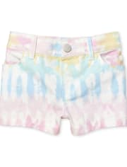 Baby And Toddler Girls Print Shortie Shorts