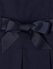 Jersey con cinturón de uniforme para niñas
