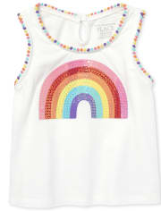 Baby And Toddler Girls Over The Rainbow Tank Top