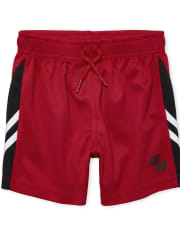 Shorts de baloncesto con rayas laterales Mix And Match para bebés y niños pequeños