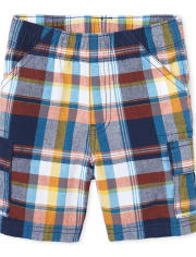 Pantalones cortos tipo cargo sin cierres Beep Beep para bebés y niños pequeños