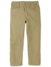 Pantalones chinos de uniforme para niños