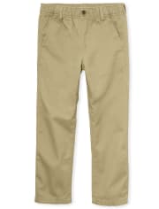 Pantalones chinos de uniforme para niños