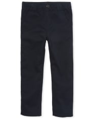 Pantalones chinos de uniforme para niños